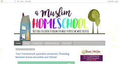 Desktop Screenshot of amuslimhomeschool.com